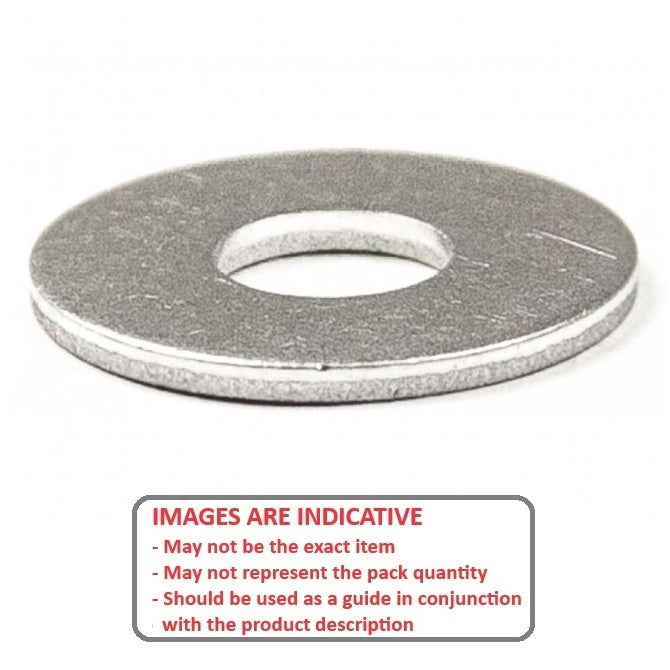 1057301 | W0048-F-013-008-AL (10 Pcs) --- Flat Washers - 4.762x12.7x0.81 mm - Aluminium