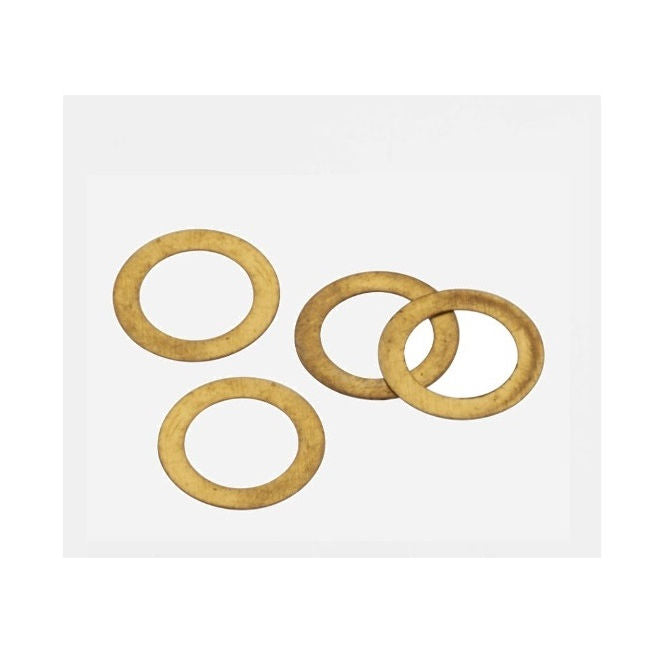 1127788 | W0191-FP-029-0025-BR (Pack of 10) --- Flat Washers - 19.05x28.575x0.254 mm Precision Shim - Brass 260-360 Washer