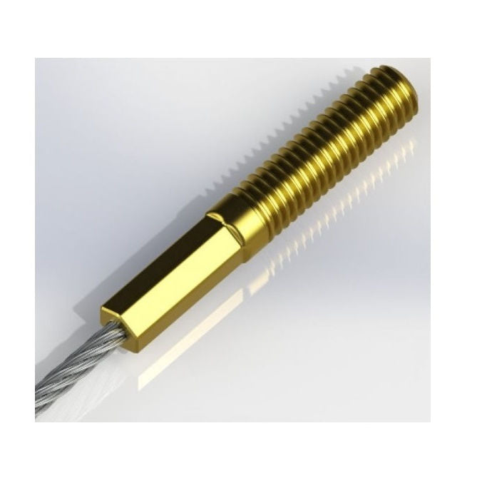1002855 | ATP-12-5-40 (PK-5) --- Threaded Plugs Cable Attachments - 0.97 to 1.22 2.78x25.4 mm - Steel Attachment