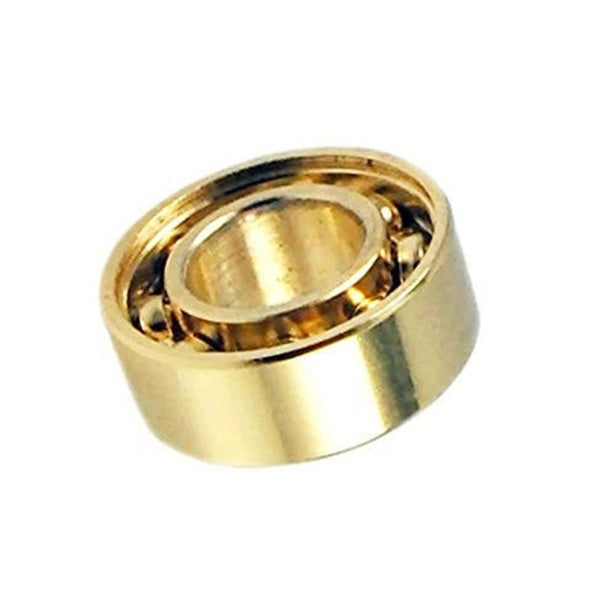 Yoyo Bearings - Type Standard Type 6.35 x 12.7 x 4.8 mm - Open Bearing - Gold Coloured Steel