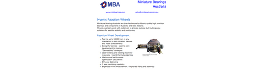 Myonic Reaction Wheels