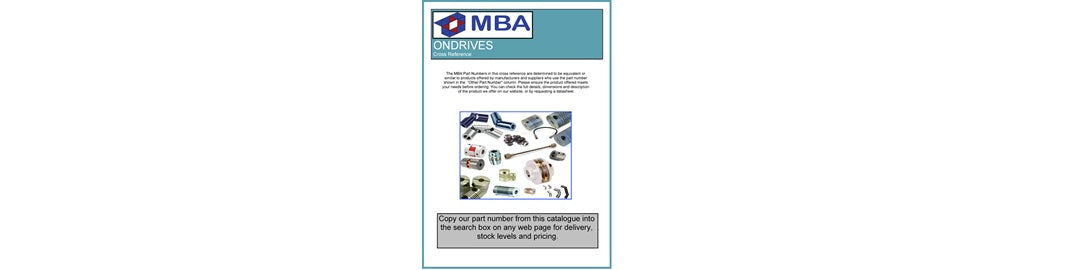 Free Cross Reference for Ondrives Engineering Parts