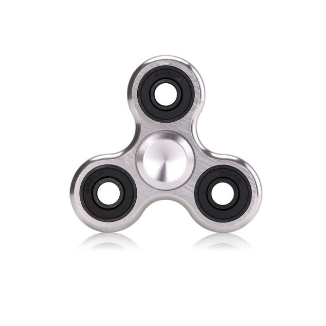 1235348 | FIDGET-SPINNER-AL-SI (PK-40) --- Promotional Items - Fidget Spinner - Silver Aluminium Body - Free running - Aluminium Body Fun Gadget