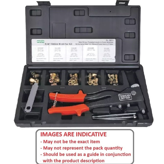1137685 | AST-RIV-I-NUT-0062 (Each) --- Small Parts Assortment Kits - Selection Inserts 62 - Thread Sert Rivet Nuts, Tool and Mandrels - Steel