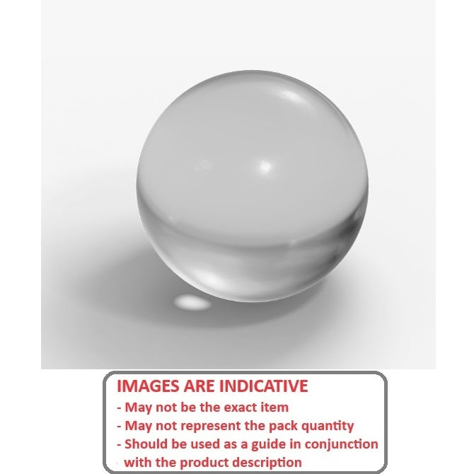 1059921 | BL-00500-FS-G25 (PK-5) --- Glass Balls - 5 mm Fused Silica - AFBMA Grade 25 Ball