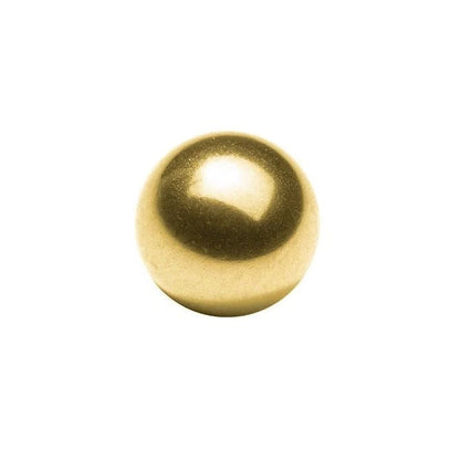 1077706 | BL-00794-BR-G500 (PK-10) --- Metallic Balls - 7.938 mm Brass - AFBMA Grade 500 Ball