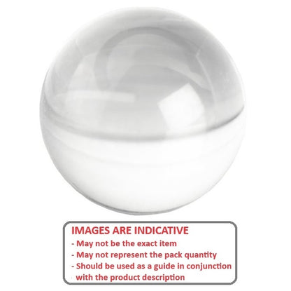 1037443 | BL-00200-SP-G25 (PK-5) --- Ceramic Balls - 2 mm Synthetic Sapphire - AFBMA Grade 25 Ball