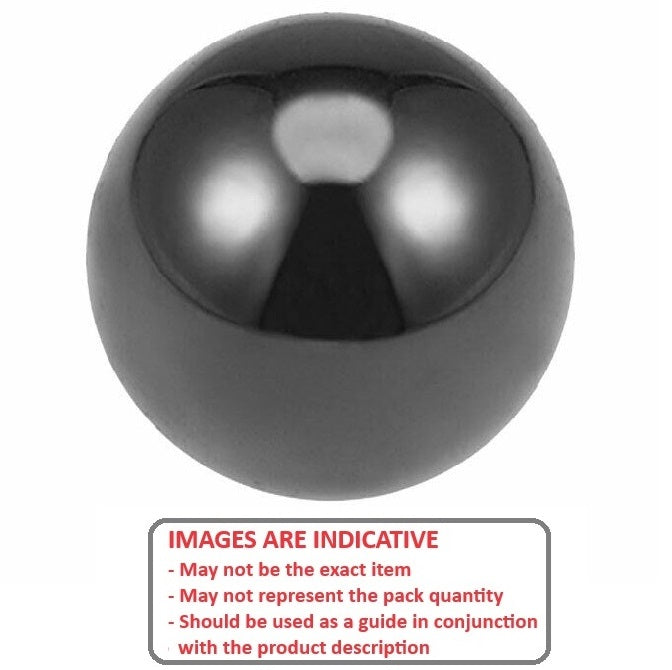 1036607 | BL-00159-SN-G25 (PK-10) --- Ceramic Balls - 1.588 mm Si3N4 - AFBMA Grade 25 Silicon Nitride Ball