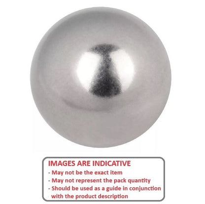 1064102 | BL-00600-T23-G100 (PK-10) --- Metallic Balls - 6 mm Ti-Gr23/Ti-6AL4V-ELI - ISO 3290 Grade 100 Titanium Alloy Ball