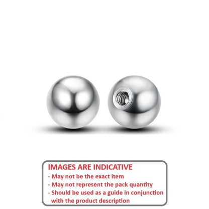 1050407 | BLT-00400-T23-12 (PK-500) --- Metallic Balls - 4 mm Ti-Gr23/Ti-6AL4V-ELI - ISO 3290 Grade 100 Titanium Alloy Ball
