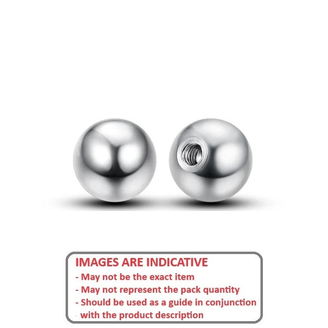 1078800 | BLT-00800-T23-12 (Each) --- Metallic Balls - 8 mm Ti-Gr23/Ti-6AL4V-ELI - ISO 3290 Grade 100 Titanium Alloy Ball