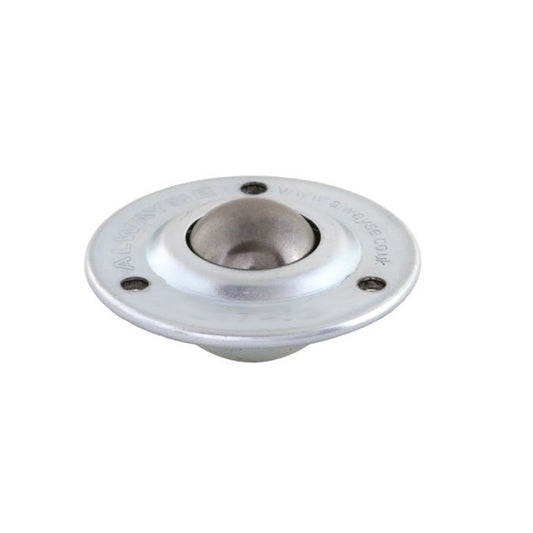 Flange Mount Ball Transfer Units - 200 kg - 21.2x62 mm - Carbon Steel