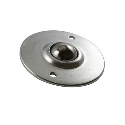 1166066 | BTU0060-010-F-SS-SL (Each) --- Flange Mount Ball Transfer Units - 54 kg - 12x46.5 mm Standard - Stainless Steel AISI 420C Rc 46-52
