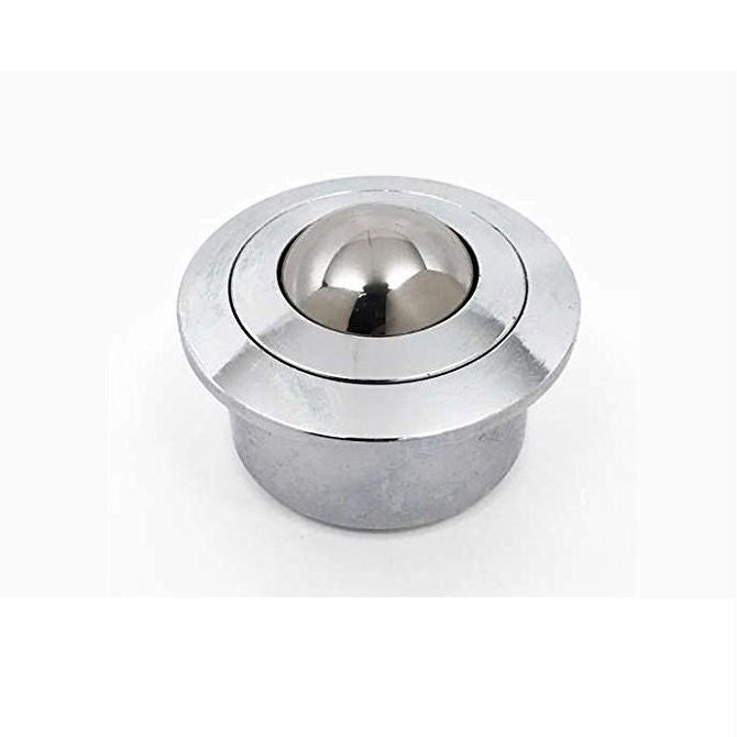 1195788 | BTU0120-010-F-SS-HD (Each) --- Flange Mount Ball Transfer Units - 120 kg - 9.8x36 mm Heavy Duty - Stainless Steel AISI 420C and 303 Grades