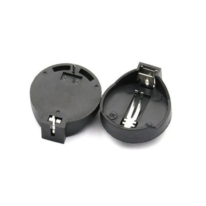 1000091 | BAT-HOL-CN-25-077 (PK-3) --- Holders Battery Accessories - Button Cell Holder 24-25mm Diameter x 7.7mm thick - - - Plastic