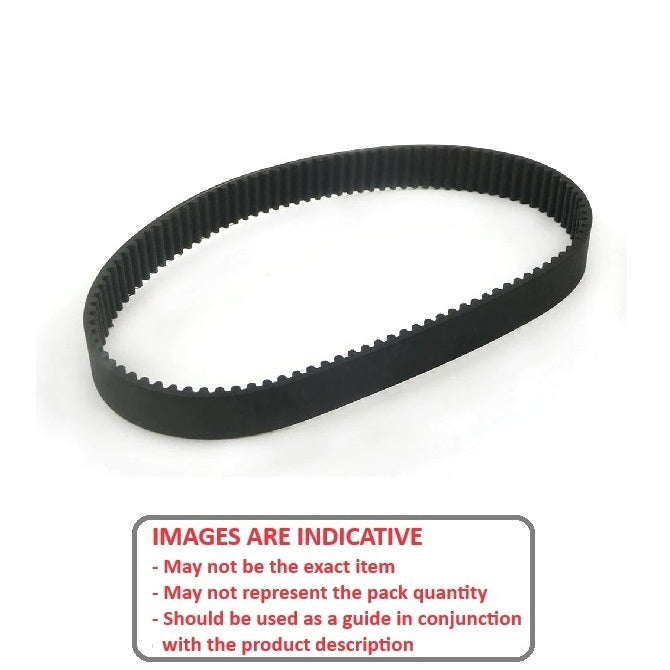 1136218 | B-020G-0027-0090-NFB --- Timing 2.000mm Pitch Belts - 27 tooth - 54x9 mm - Nylon Covered Neoprene Rubber with Fibreglass GT2 or Carbon Fibre GT3 Cords