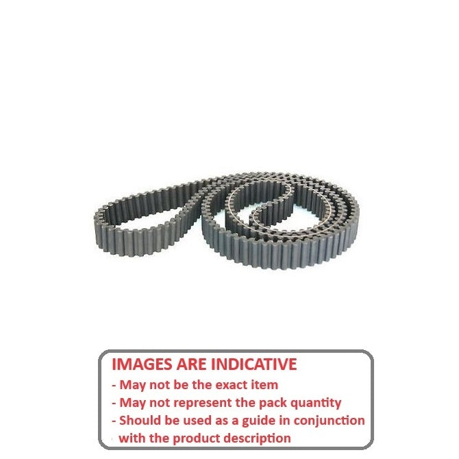 1216329 | BD-050H-0250-0090-NFB (Each) --- Timing 5mm Pitch Belts - 250 tooth - 1250x9 mm HTD - Nylon Covered Neoprene Rubber with Fibreglass Belt