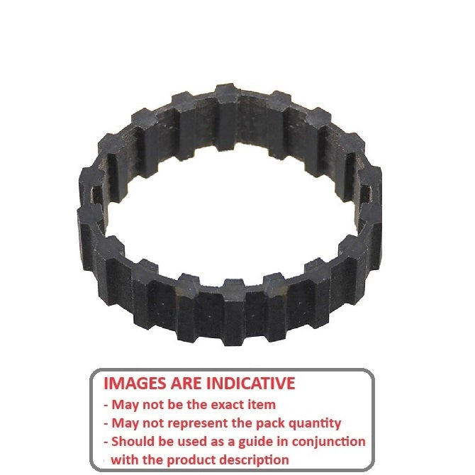 1173135 | BD-L9-0064-0127-NFB (Each) --- Inch Timing Belts - 64 tooth - 609.6x12.7 mm 9.525mm Pitch L - Nylon Covered Neoprene with Fibreglass Cords Belt