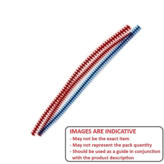 1223842 | PDBS040-0439-S (PK-2) --- Posi-Drive Belts - 438.9 mm - 4.6 kg - 183 4.00 mm Circular Pitch Single Core - Molded Polyurethane / Stainless Steel Belt