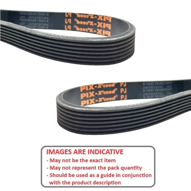 1219617 | BPV-J-06-0305 (Each) --- Poly Vee J Section Belts - 304.8 mm - 6  - Nitrile Belt