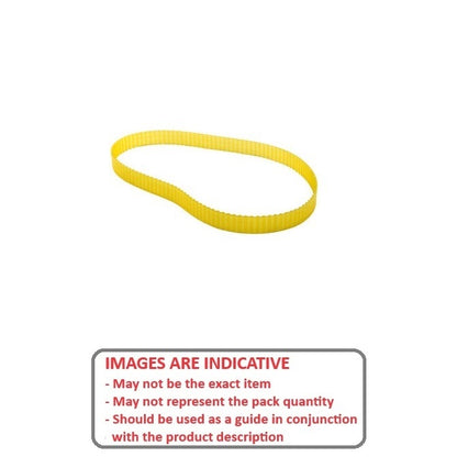 1184143 | B-40D-0085-0048-PPY (PK-2) --- Inch Timing Belts - 85 tooth - 176.205x4.8 mm 2.073mm Pitch 40DP - Polyurethane with Polyester Cords Belt