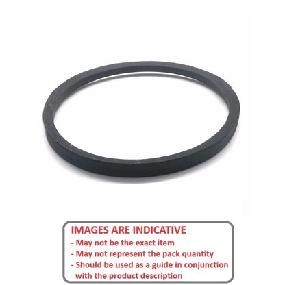1225242 | A-21 (Each) --- Vee Belts - 533.0 - 21.0 in. - mm - - - 12.5 x 9.0mm A 4L - Natural Rubber - Fabric Jacket Belt
