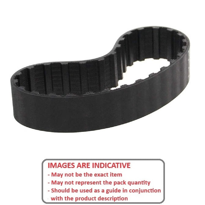 1186644 | B-050T-0091-0200-NFB (Each) --- Timing 5mm Pitch Belts - 91 tooth - 455x20 mm T5 - Nylon Covered Neoprene with Fibreglass Cords Belt
