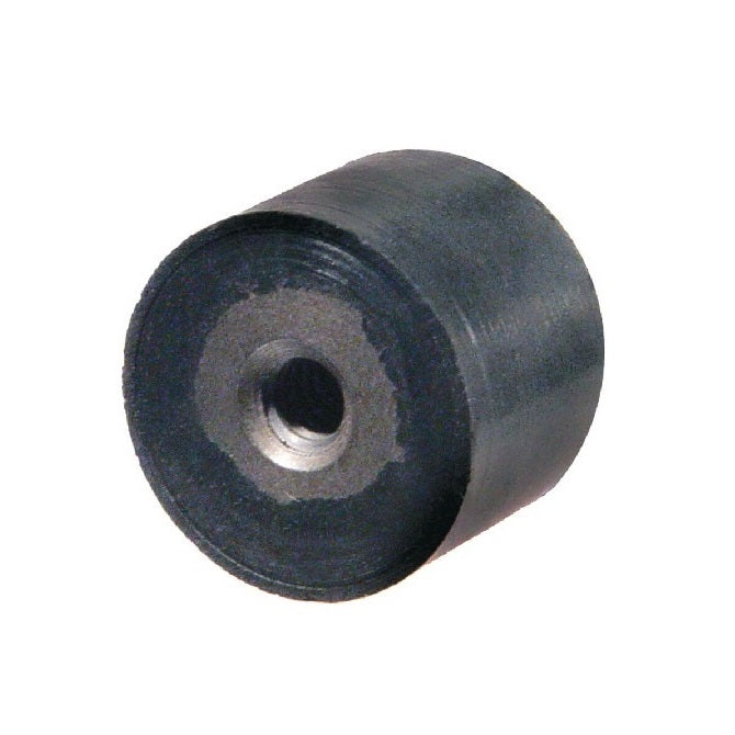 Cylindrical Female Thread Bumpers - 19.05x15.875 mm - 1/4-28 UNF -6.35mm- - Neoprene Rubber