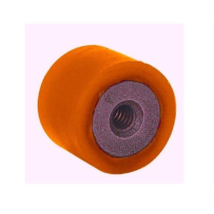 1144510 | AU-811RS (Each) --- Cylindrical Female Thread Bumpers - 31.75x25.4 mm - 1/4-20 UNC - 6.35mm - - Polyurethane Bumper