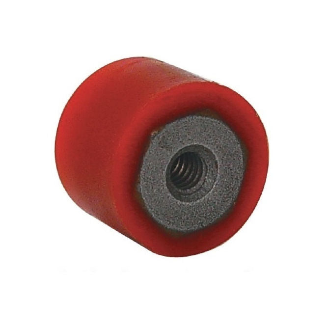 1135561 | AU-960RS (PK-6) --- Cylindrical Female Thread Bumpers - 25.4x25.4 mm - 1/4-20 UNC - 6.35mm - - Polyurethane Bumper