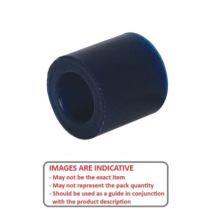 1144524 | AU-922RS (PK-6) --- Cylindrical Counterbored Bumpers - 31.75x25.4x9.53 mm - Polyurethane 90A Bumper