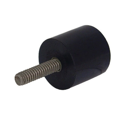 Cylindrical Male Thread Bumpers - 25.4x25.4 mm - 1/4-20 UNC -6.35mm- - Polyurethane