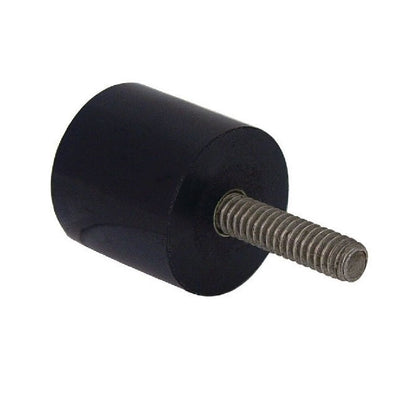 1191151 | RR-1510RS (Each) --- Cylindrical Male Thread Bumpers - 101.6x101.6 mm - 1/2-13 UNC - 12.7mm - Standard - Polyurethane Bumper