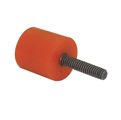 1164443 | AU-803RS (PK-3) --- Cylindrical Male Thread Bumpers - 50.8x31.75 mm - 3/8-16 UNC - 9.53mm - Standard - Polyurethane Bumper