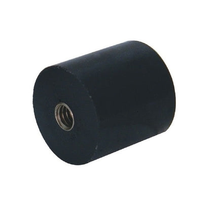 Cylindrical Female Thread Bumpers - 25.4x25.4 mm - 1/4-20 UNC -6.35mm- - Polyurethane
