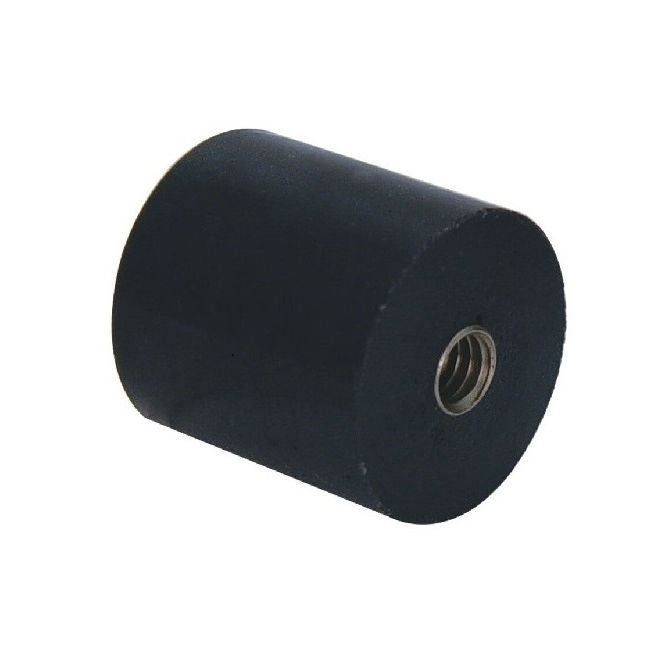 1144509 | AU-911RS (PK-5) --- Cylindrical Female Thread Bumpers - 31.75x25.4 mm - 1/4-20 UNC - 6.35mm - - Polyurethane Bumper