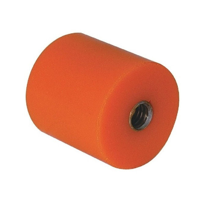 1164437 | AU-813RS (PK-4) --- Cylindrical Female Thread Bumpers - 50.8x31.75 mm - 3/8-16 UNC - 9.53mm - - Polyurethane Bumper
