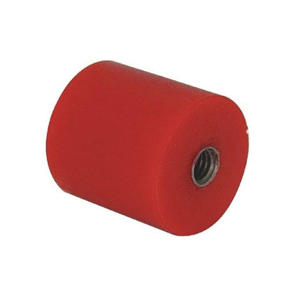 1164438 | AU-963RS (PK-3) --- Cylindrical Female Thread Bumpers - 50.8x31.75 mm - 3/8-16 UNC - 9.53mm - - Polyurethane Bumper