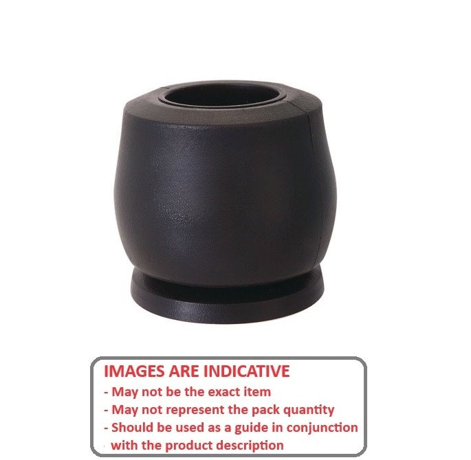 1226437 | GBA-101SRS (Each) --- Elastomer Bumpers - 800 N - 18.3x20.1 mm Axial - Elastomer Bumper