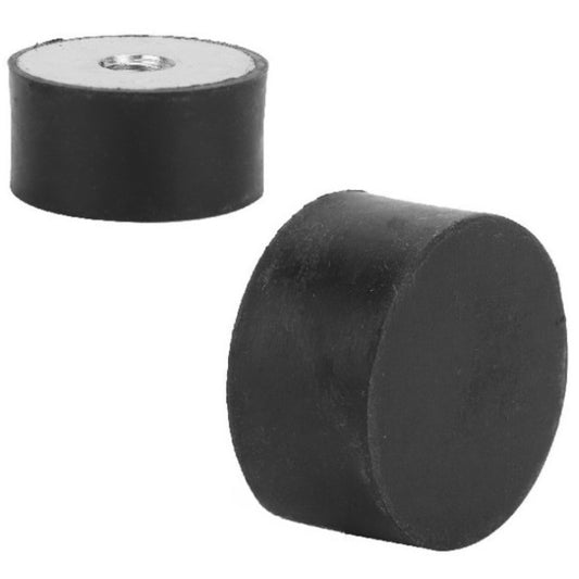 Buffer Mounts - 40x20 mm - M10x1.5 - Natural Rubber