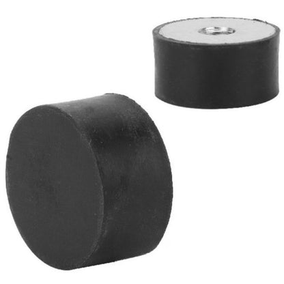 1108081 | CFB015-10-040M-R60 (PK-5) --- Buffer Mounts - 15x10 mm - M4x0.7 Female - Natural Rubber Mount