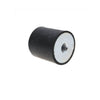 Bobbin Mounts - 40x40 mm - M8x1.25 - Natural Rubber