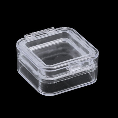 1233471 | PBOX01-030-030-010-M (Each) --- Clear Plastic Parts Boxes - Number of Compartments 1 - 30x30 mm - Acrylic Parts Box