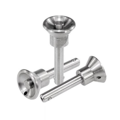 1077960 | BLP-079-0191-MRE-S4 (PK-10) --- Ball Lock Pins - 7.94x19.05 mm - 304 Stainless Steel Marine Style Pin