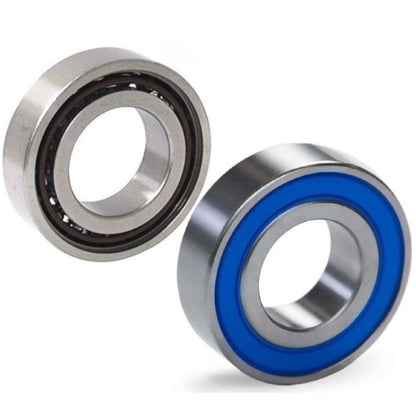 Single Row Ball Bearings - 17x30x7 mm - Chrome Steel SAE 52100 - High Speed Polyamide Cage
