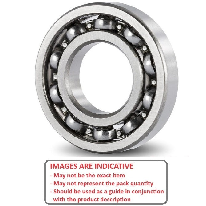 1081226 | S304-628 (Each) --- Single Row Ball Bearings - 8x24x8 mm Unflanged - Stainless Steel 304 Similar to A2, 18-8 HRB80 Bearing