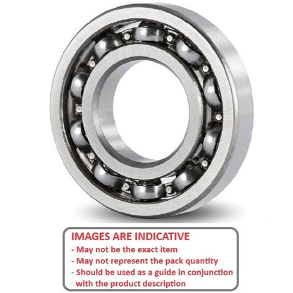 1081011 | S304-608 (Each) --- Single Row Ball Bearings - 8x22x7 mm Unflanged - Stainless Steel 304 Similar to A2, 18-8 HRB80 Bearing