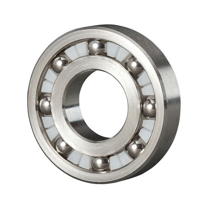 1116809 | S316-6003A (Each) --- Single Row Ball Bearings - 17x35x8 mm Unflanged - Stainless Steel 316 Similar to A4, 18-10 Bearing