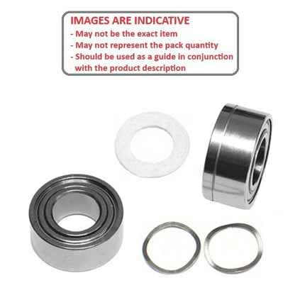1004305 | 6743841-K11 (Each) --- for Dental Handpieces Bearings and Oring kits - Contents 1 x SR11010A-ZZ 1 x SR11010B-ZZ - 1 x Felt Seal and 2 x Washers