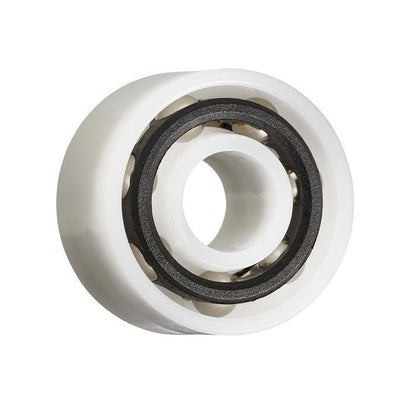 Plastic Bearings - 28.575x53.975x19.05 mm - Acetal with Stainless 316 Balls